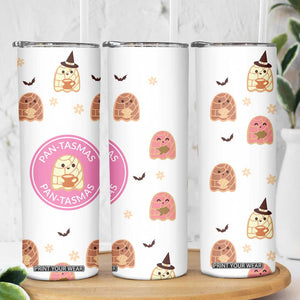 Pantasmas Mexican Halloween Skinny Tumbler Spanish Latina Ghost Pan Dulce TB10 Print Your Wear