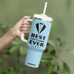 Wedding Officiant Tumbler With Handle Best Officiants Ever Just Married Gift For Newlywed TB10 Print Your Wear