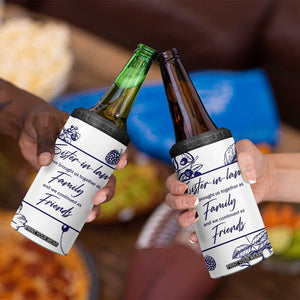 Sister in Law Gifts from Sister 4 in 1 Can Cooler Tumbler Bridal Shower Wedding Gifts For Future SIL TB10 Print Your Wear