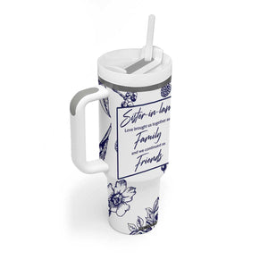 Sister in Law Gifts from Sister Tumbler With Handle Bridal Shower Wedding Gifts For Future SIL TB10 Print Your Wear