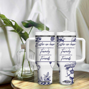 Sister in Law Gifts from Sister Tumbler With Handle Bridal Shower Wedding Gifts For Future SIL TB10 Print Your Wear