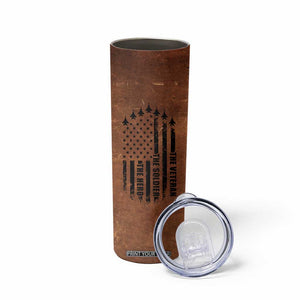 Veteran Gifts Skinny Tumbler Veterans Army Navy Air Force Marine Corps TB10 Print Your Wear
