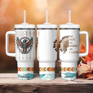 Native American Indian Day Pride Tumbler With Handle I'm Not As White As I Look TB10 Print Your Wear