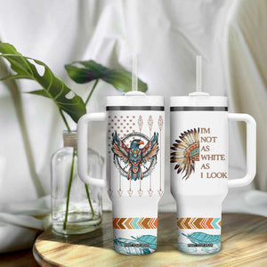 Native American Indian Day Pride Tumbler With Handle I'm Not As White As I Look TB10 Print Your Wear