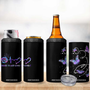 Suicide Prevention Awareness 4 in 1 Can Cooler Tumbler Choose To Keep Going TB10 Print Your Wear