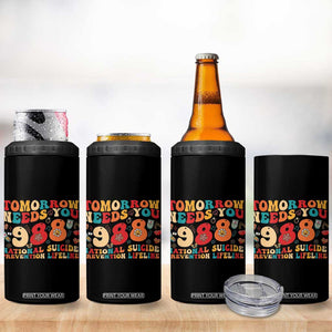 Suicide Prevention Awareness 4 in 1 Can Cooler Tumbler Tomorrow Needs You 988 Therapist Psychologist TB10 Print Your Wear
