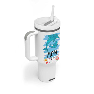 Gifts for Mom Birthday Tumbler With Handle I Love You Mom Cute Mothers Day Present TB10 Print Your Wear