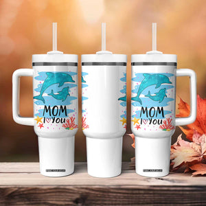 Gifts for Mom Birthday Tumbler With Handle I Love You Mom Cute Mothers Day Present TB10 Print Your Wear