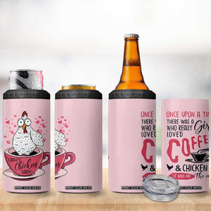 Crazy Chicken Lady 4 in 1 Can Cooler Tumbler Funny Farmhouse Garden Animal Lover Gifts TB10 Print Your Wear