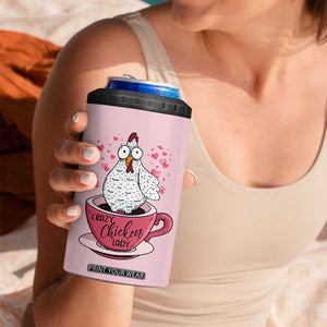 Crazy Chicken Lady 4 in 1 Can Cooler Tumbler Funny Farmhouse Garden Animal Lover Gifts TB10 Print Your Wear