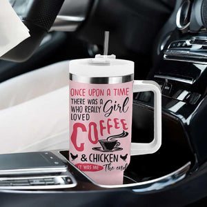 Crazy Chicken Lady Tumbler With Handle Funny Farmhouse Garden Animal Lover Gifts TB10 Print Your Wear