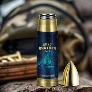 Best Brother Ever Bullet Tumbler Brothers Adult Big Brother Gifts Lion TB10 Print Your Wear