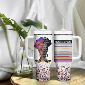 Christian Gifts For Afro Women Tumbler With Handle You Are Bible Verse Religious Gifts Leopard TB10 Print Your Wear
