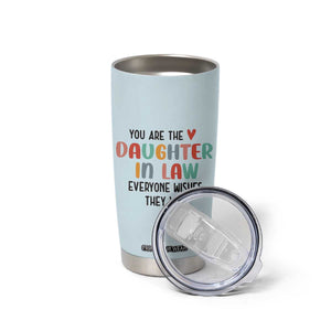 Love Gifts For Daughter In Law Tumbler Cup Wedding Day Gift From Mother In Law TB10 Print Your Wear
