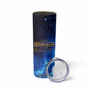 Best Brother In Law Gifts Skinny Tumbler Christmas Birthday Fathers Day Gift From Sister Galaxy TB10 Print Your Wear