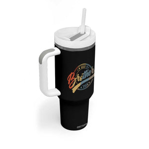 Best Brother Ever Tumbler With Handle Retro Vintage Gifts From Sisters Siblings TB10 Print Your Wear