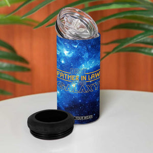 Father-In-Law Gifts 4 in 1 Can Cooler Tumbler Best Father In Law In The Galaxy TB10 Print Your Wear