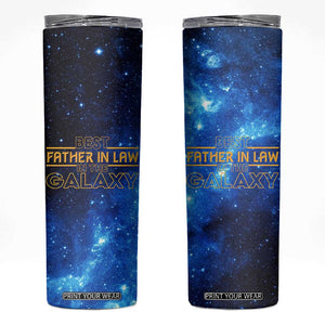 Father-In-Law Gifts Skinny Tumbler Best Father In Law In The Galaxy TB10 Galaxy Print Your Wear