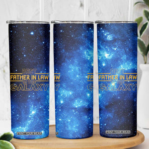 Father-In-Law Gifts Skinny Tumbler Best Father In Law In The Galaxy TB10 Print Your Wear