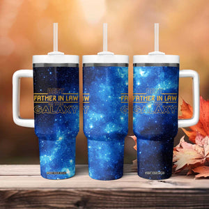 Father-In-Law Gifts Tumbler With Handle Best Father In Law In The Galaxy TB10 Print Your Wear