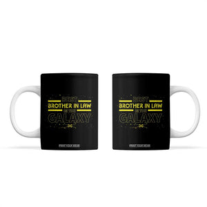 Best Brother In Law Gifts Coffee Mug Christmas Birthday Fathers Day Gift From Sister TB10 Black Print Your Wear
