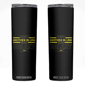 Best Brother In Law Gifts Skinny Tumbler Christmas Birthday Fathers Day Gift From Sister TB10 Black Print Your Wear