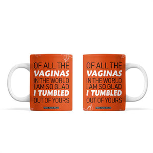 Funny Mom Gifts From Kids Coffee Mug Mothers Day Gag Gift Flower TB10 Orange Print Your Wear