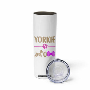 Yorkie Mom Skinny Tumbler Yorkshire Terrier Gifts For Dog Mom Fur Mama Presents TB10 Print Your Wear