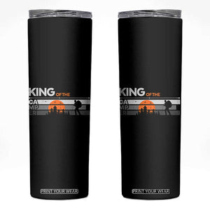 King Of The Camper Skinny Tumbler Outdoor Camping Mountain Nature Hiking Camp Lover Gift TB10 Black Print Your Wear