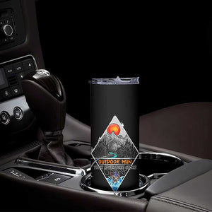 Outdoor Man Skinny Tumbler Fishing Camping Mountain Nature Hiking Camp Lover Gift TB10 Print Your Wear
