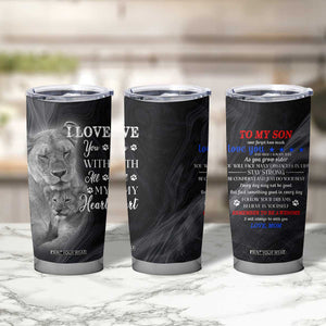 Son Gifts Tumbler Cup From Mom Christmas Birthday Graduation Gift TB10 Print Your Wear