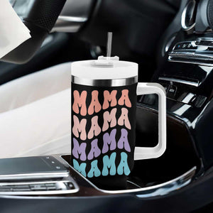 Groovy Mama Tumbler With Handle Gift For Mothers Day Christmas New Mom TB10 Print Your Wear