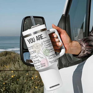 Christian Tumbler With Handle Religious Self Care Inspiration Gifts Inspirational Scripture Cup with Bible Verse TB10 Print Your Wear