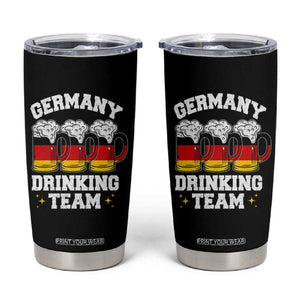 Germany Drinking Team Tumbler Cup Germany Flag Beer Festivals Oktoberfest TB10 Black Print Your Wear