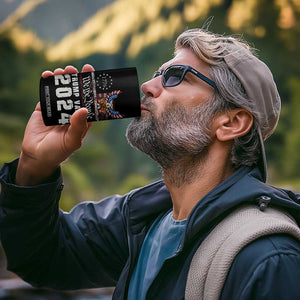 Trump Vance 2024 4 in 1 Can Cooler Tumbler For President VP USA Election Patriotic US Eagle TB10 Print Your Wear