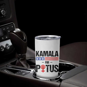 Harris 2024 Madam President Tumbler Cup Kamala For Potus TB10 Print Your Wear