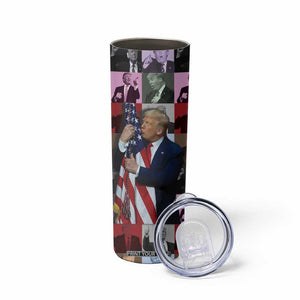 Donald Trump 2024 Skinny Tumbler 45 47 President Eras 4547 Take American Back TB10 Print Your Wear