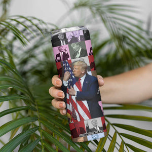 Donald Trump 2024 Skinny Tumbler 45 47 President Eras 4547 Take American Back TB10 Print Your Wear