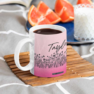 Personalized Wildflower Coffee Mug Custom Name Gift For Women TB10 Print Your Wear