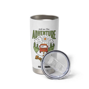 Goodbye Gifts Tumbler Cup And So The Adventure Begins Coworker Leaving Farewell Gift TB10 Print Your Wear