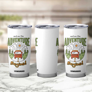 Goodbye Gifts Tumbler Cup And So The Adventure Begins Coworker Leaving Farewell Gift TB10 Print Your Wear
