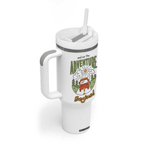 Goodbye Gifts Tumbler With Handle And So The Adventure Begins Coworker Leaving Farewell Gift TB10 Print Your Wear