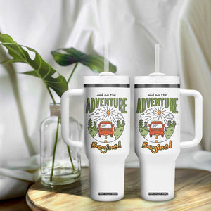 Goodbye Gifts Tumbler With Handle And So The Adventure Begins Coworker Leaving Farewell Gift TB10 Print Your Wear