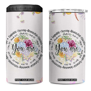 Christian Gifts for Women 4 in 1 Can Cooler Tumbler Inspirational Religious Present Faith Jesus God Bible Verse Gift TB10 One Size: 16 oz Cream Print Your Wear