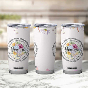 Christian Gifts for Women Tumbler Cup Inspirational Religious Present Faith Jesus God Bible Verse Gift TB10 Print Your Wear