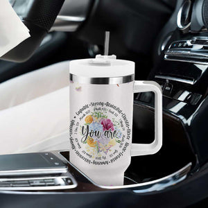 Christian Gifts for Women Tumbler With Handle Inspirational Religious Present Faith Jesus God Bible Verse Gift TB10 Print Your Wear