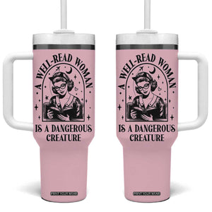 Book Lovers Gifts For Women Tumbler With Handle Funny Readers Librarians Bookaholics TB10 One Size: 40 oz Pink Print Your Wear