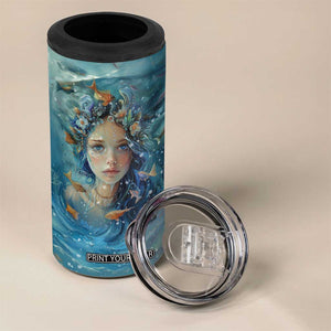 Beach Lovers Gifts For Women 4 in 1 Can Cooler Tumbler Some Girls Are Just Born With The Beach In Their Souls TB10 Print Your Wear
