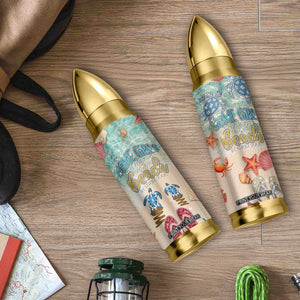 Beach Gifts For Women Bullet Tumbler Some Girls Are Just Born With The Beach In Their Souls TB10 Print Your Wear