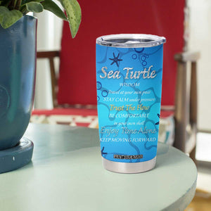 Sea Turtle Gifts For Women Tumbler Cup Ocean Beach Themed Animal Lover Gift TB10 Print Your Wear